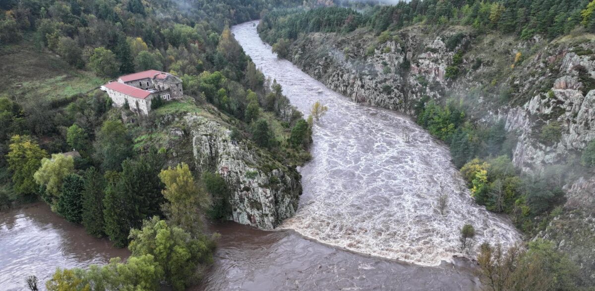Cussac Crue de la Loire © Anthony Pernet.